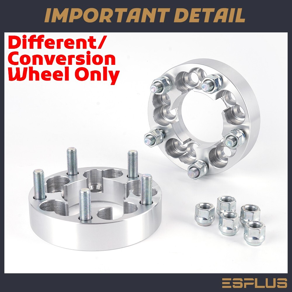 4x 1.25" Bentley 5x112 Hub to 5x4.75" Adapter Fit 03-24Continental/FlyingSpur