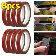 8PC Rolls Automotive Acrylic Plus Double Sided Attachment Tape 3m Car Auto Truck