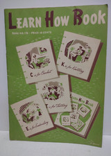 Vtg 1941 Learn How Book Crochet Knitting Tatting Embroidery Spool Cotton Co.