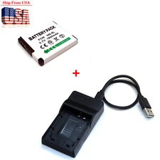 A Battery / Charger For NB-8L CB-2LAE Canon PowerShot A2200 IS A3200 IS A3300 IS