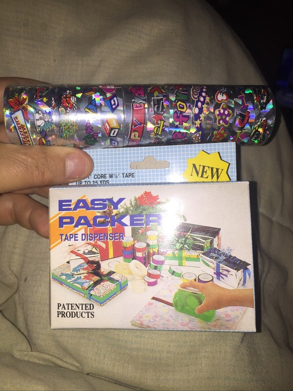 EASY PACKER TAPE DISPENSER ONE HANDED AUTO TAPE APPLICATOR FOR 1/2" TAPE 12 ROLL