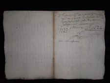 400-year-old Peru Spanish Colonial Manuscript 1622 handwritten with signatures