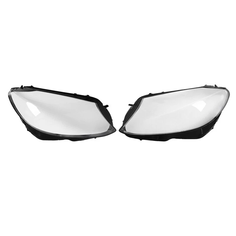 Pair For 2015-2018 Mercedes-Benz W205 C250 C300 C400 Headlight Lens Cover Clear - Изображение 2 из 4