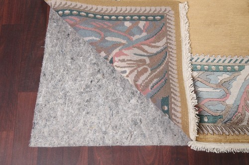 Luxury Nepalese Indian Area Rug Hand-Knotted Gold 8x10 ft - Picture 8 of 20