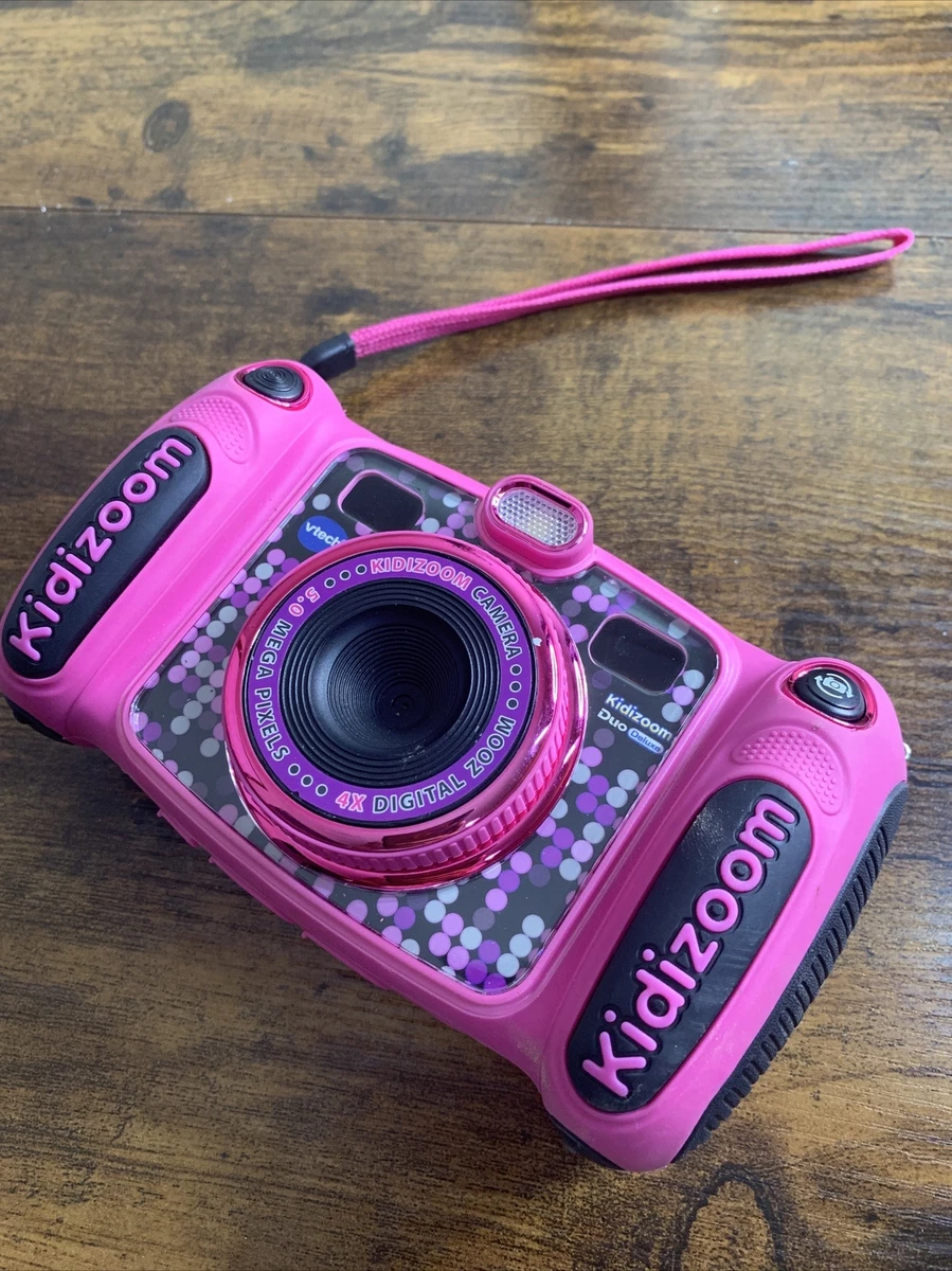 VTech KidiZoom Duo DX Digital Selfie Camera with MP3 Player, Pink