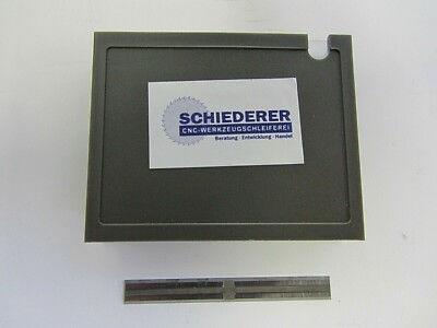 10xHM-Wendeplatten/Wendemesser 50x5,5x1,1mm Z4 35°Rücken+Quernut Made in Germany