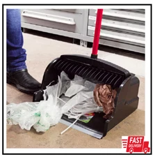 Libman Heavy-Duty 16 in. Large Scoop Dust Pan with Steel Handle Cleaning Tools