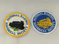 National Railway Historical Society Embroidered Patch 3 Inch Lot of 2