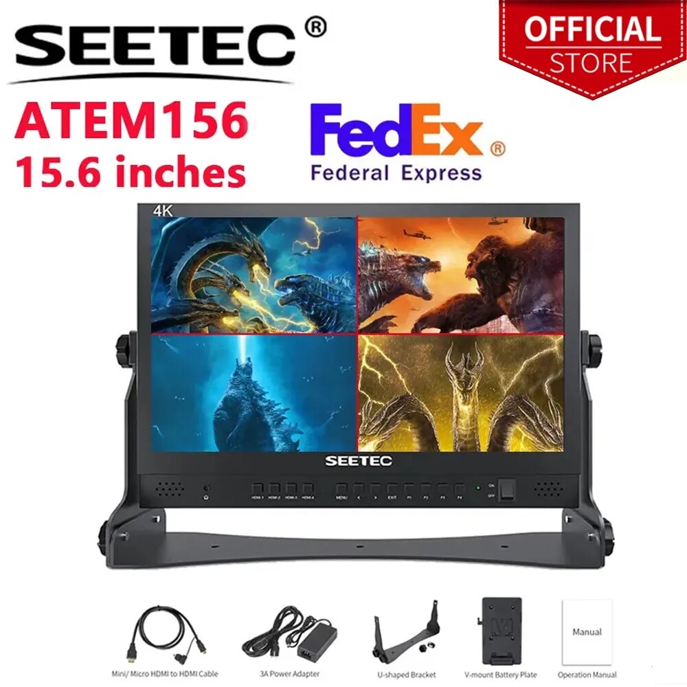 SEETEC ATEM156 15.6 Inch Live Streaming Broadcast Director Monitor 