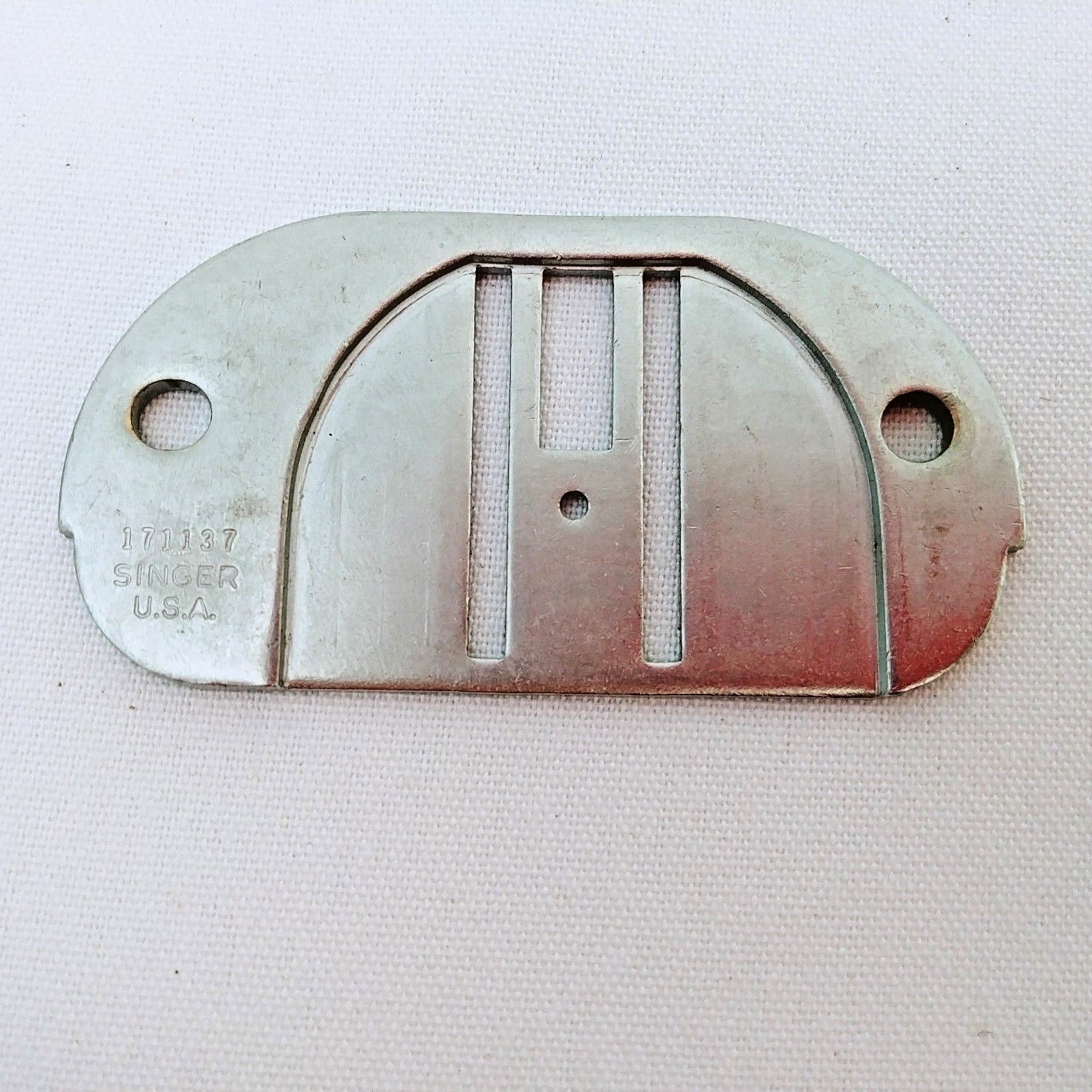 Singer Sewing Machine Feed Dog Cover Plate Throat Plate 171137 eBay