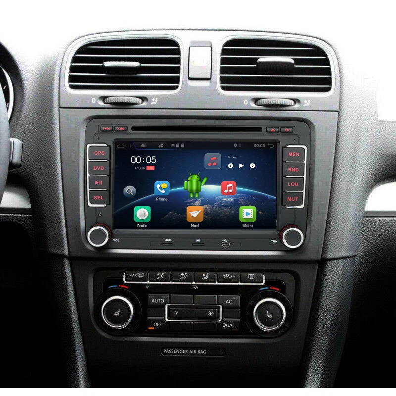 Android 15 Autoradio Für Golf Passat Tiguan Polo 6R Touran GPS Navi DAB+ CARPLAY - Bild 4 von 4