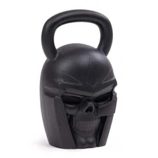 Titan Fitness 50 LB Warrior Kettlebell, Cast-Iron Skull Design
