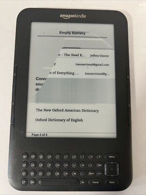 Amazon Kindle D00901 3. Generation - Ersatzteile Reparaturen nur Parts