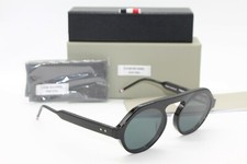 NEW THOM BROWNE TBS413-52-01 BLK BLACK AUTHENTIC SUNGLASSES FRAME RX 52-22