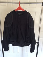 Marsee Black Nylon and Mesh Riding Jacket