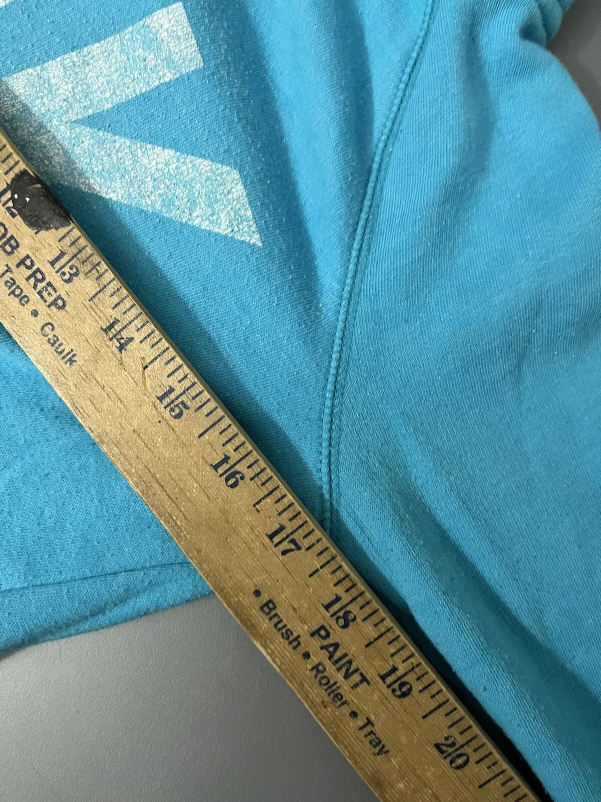 UNDERCOVER Felpa con cappuccio e zip intera ROSA Victoria Secret donna taglia small blu acqua