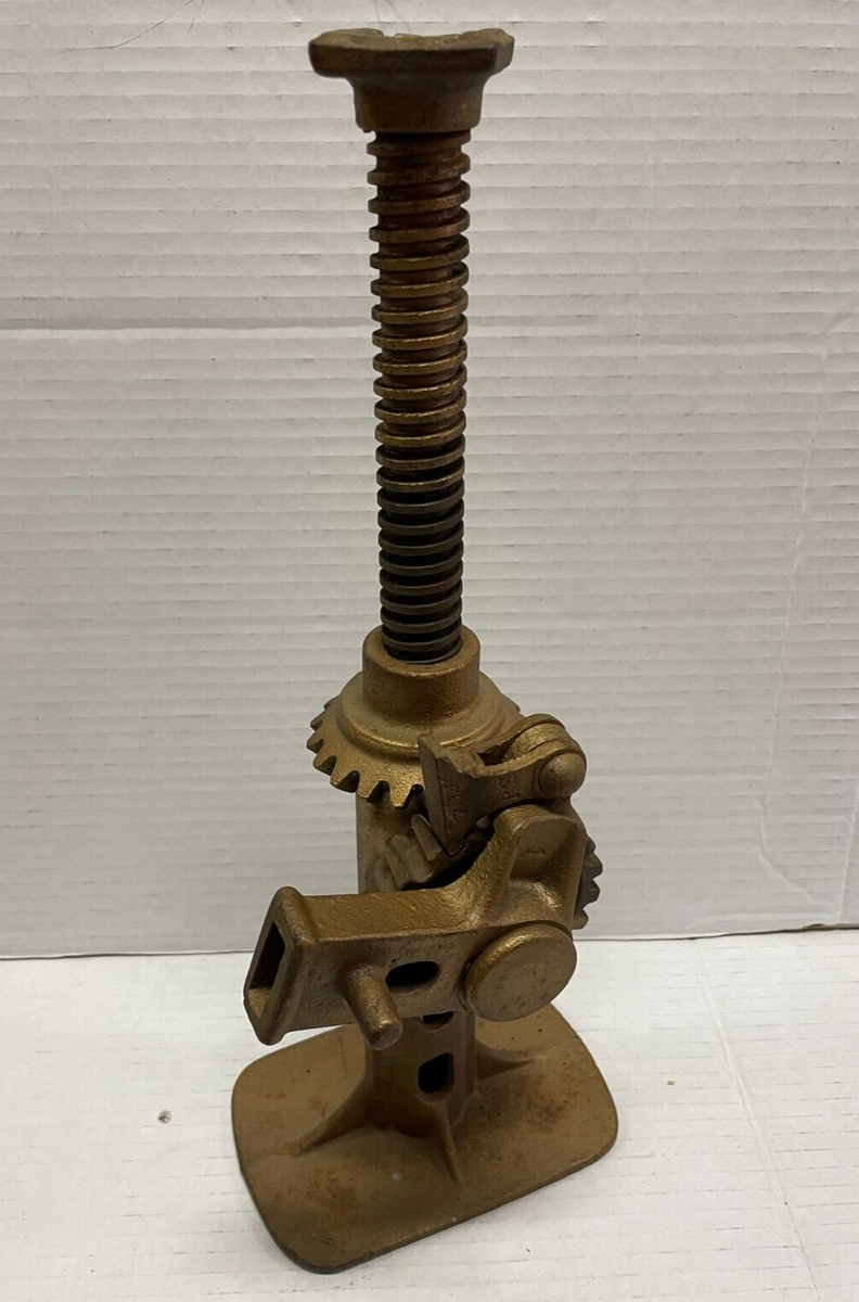 Vintage Antique Automobile Car Screw Jack Cast Iron SJ604 SJ620