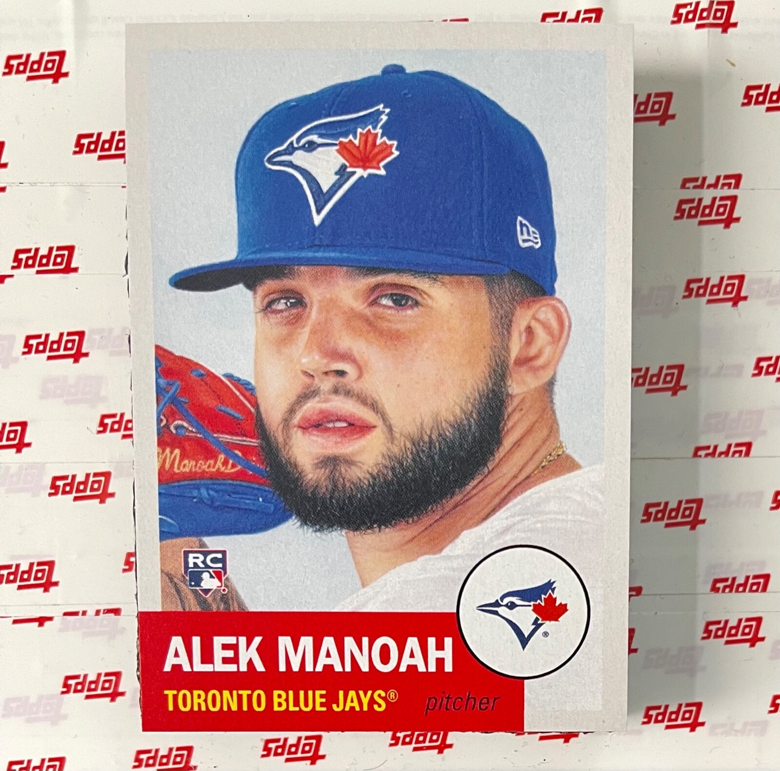 2021 TOPPS LIVING SET #432 ALEK MANOAH TORONTO BLUE JAYS ROOKIE Print Run 1979
