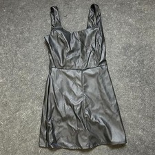 boohoo Women's Corset Detail Mini Dress, Black, 6 size US (Size M)