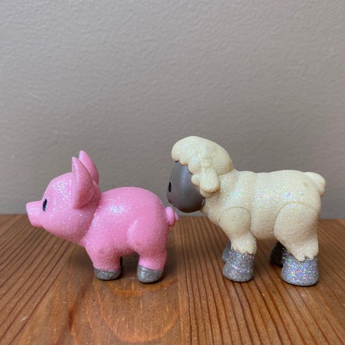 Disney Animator's Collection Belle's Pets SCHAFE & SCHWEIN Ersatzfiguren  - Bild 3 von 7