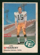 JOHN WYDARENY 1970 O-PEE-CHEE CFL 70 NO 59 POOR             37930