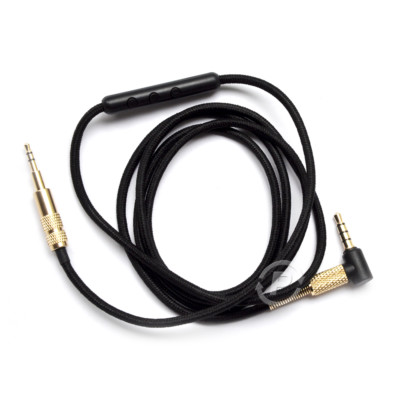 Inline MIC Remote Upgrade Braided Cable For Bose QuietComfort QC35 QC25 OE2 AE2