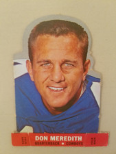 Don Meredith Vintage 1968 Topps Stand Up Standee #16 Dallas Cowboys COOL!