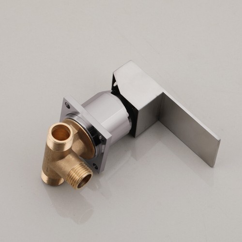 2-Handles Wall Mount 2PCS Brass Basin Bathtub Mixer Faucet Waterfall Spray Taps - Picture 24 of 25