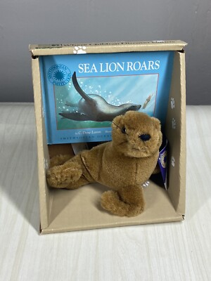 Smithsonian Institution Wildlife Story Book & Plush Set 5.5  SEA LION Stuffed