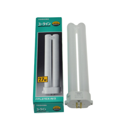 TOSHIBA 蛍光灯 FRC27 34EL-2P 2本入 TOSHIBA FPL27EX-N/2 5000K Detection Light Tube Fluorescent Eye