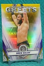 2021 Topps Chrome WWE Drew Gulak CRUISERWEIGHT GREATS Gold Refractor 04/50