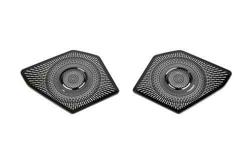 Black Rear Trunk Speaker Audio Frame Cover Trim for Ford Bronco 2021-2024 Tone - Foto 12 di 13