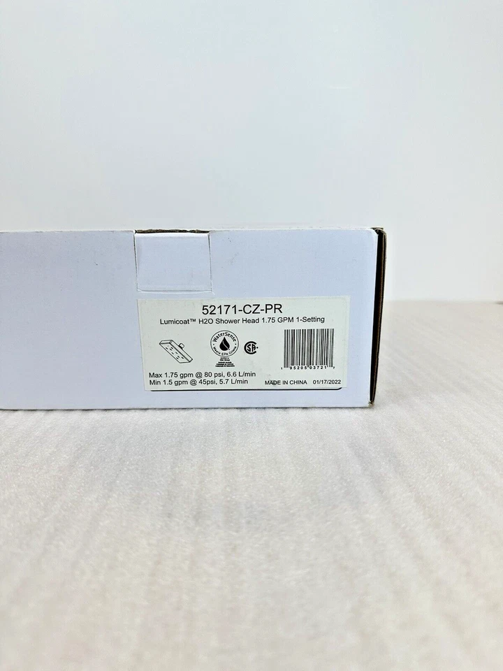 Delta 52171-CZ-PR Universal Showering 1.75 GPM Single Function Shower Head - Image 2 of 4