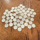New ListingLot Of 55 Roosevelt 90% Silver Dimes Various Dates Collectible Great Condition