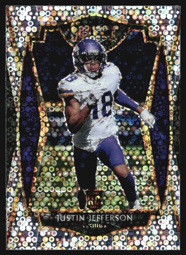 2020 Panini Select Premier Disco Prizm Justin Jefferson Rookie #161 ES6