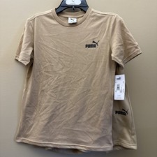 Puma Boy's 2-Piece T-Shirt  Shorts Set Sand Dune Size S 8 