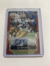 2021 Chronicles Score Update Signature Red Zone - Eli Mitchell RC Auto /20