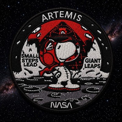 NASA ARTEMIS MOON CAMPAIGN SPACE PATCH - 3.5 