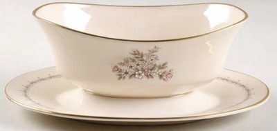 Lenox MEDLEY Gravy Boat~Attached Underplate~NEW~Discontinued ~Same Day Shipping