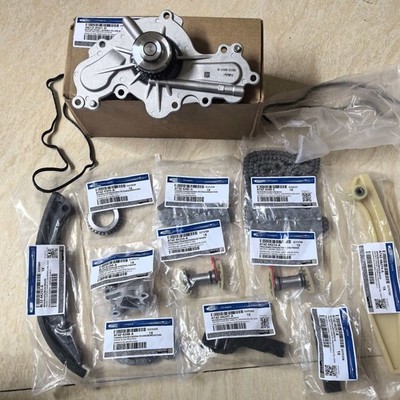 Timing Chain  Water Pump Replacement Kit Fit 3.5L V6 Explorer Edge Taurus 11-19