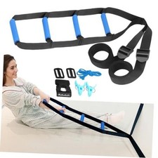 Bed Ladder Assist for Seniors, 160 Inches Sit Up Helper with Non-Slip 4