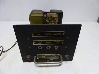US Property A.F. Tube Amplifier AM-447/G RARE Vintage