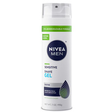 NIVEA Men Sensitive Skin Shaving Gel with Vitamin E - 7oz