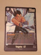 Vegeta : GT FB09-116 Rare Foil Dragon Ball Super Fusion World Dual Evolution