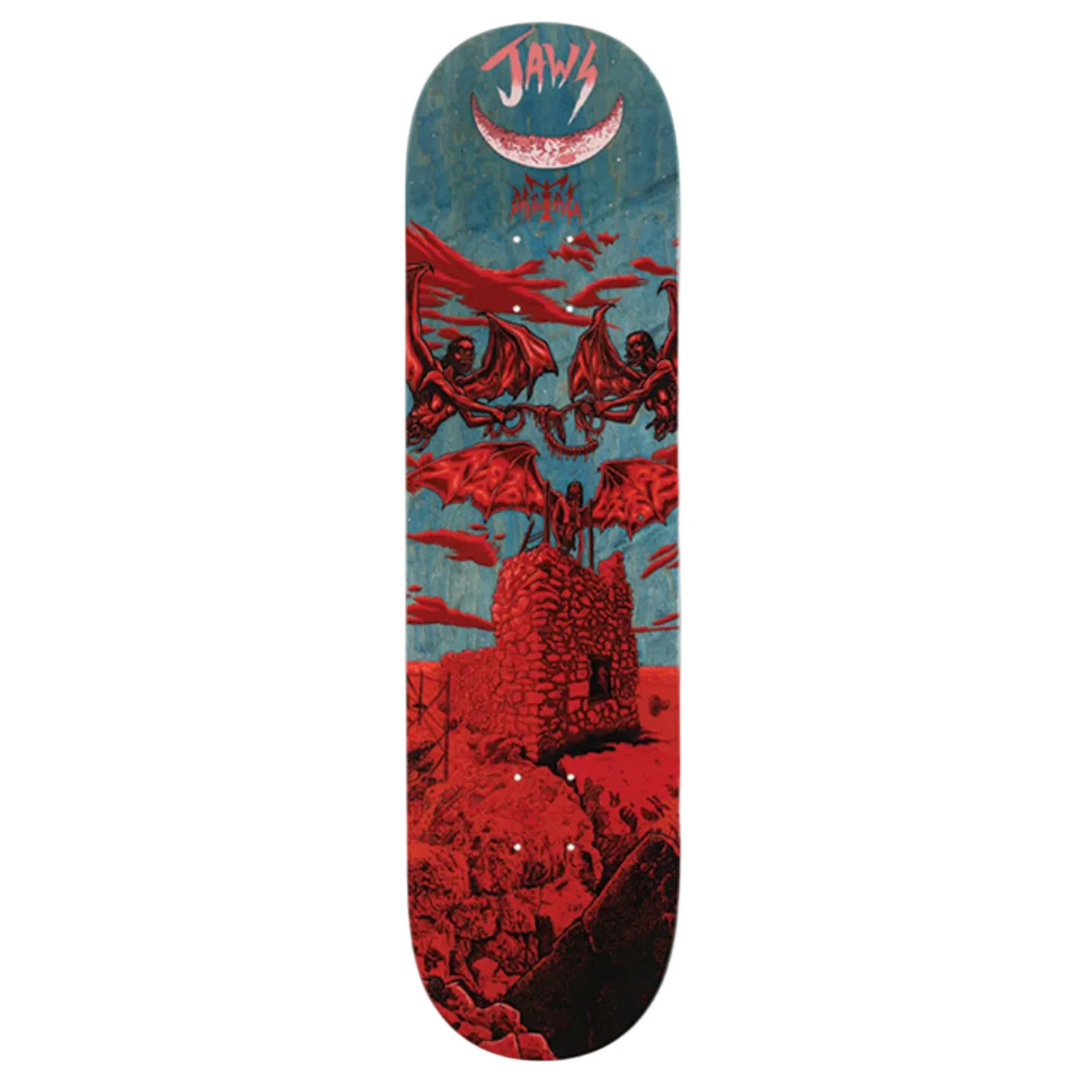 Metal Skateboard Deck Jaws Aswang 8.5