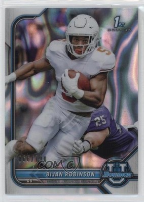 2021-22 Bowman U Chrome Prospects Lava Refractor 66/100 Bijan Robinson #31 18bc