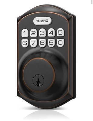 TEEHO TE001 Keyless Entry Door Lock with Keypad - Smart Deadbolt Lock