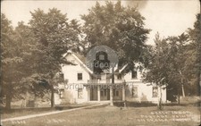 Onekama, Michigan MI Beech Lodge Portage Point 1917 Original Vintage RPPC