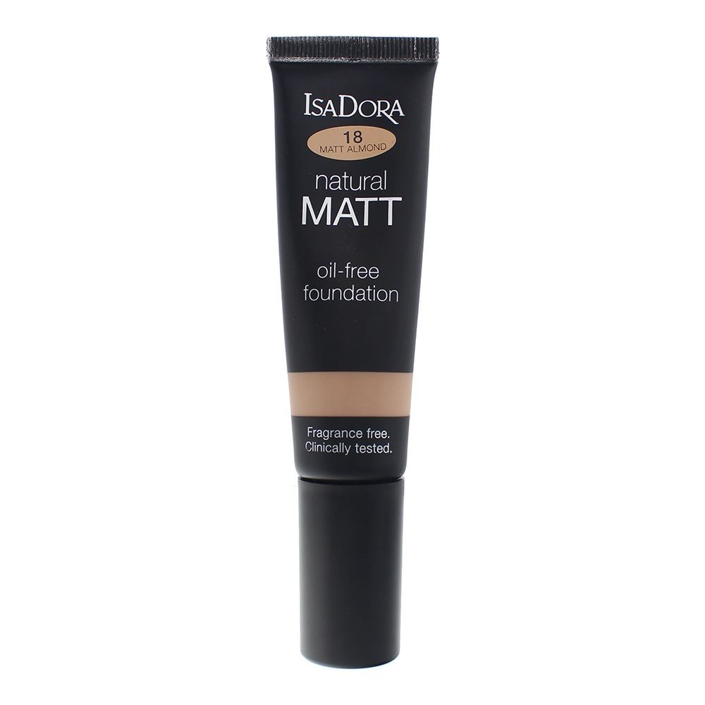 Isadora Natural Matte Oil-Free Foundation Matte 18/Almond - Image 2