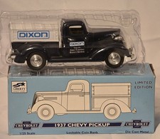 BANK - 1937 Chevy Pickup - 1:25 Die-cast Bank CV JD/ LIBERTY CLASSIC TRUCK